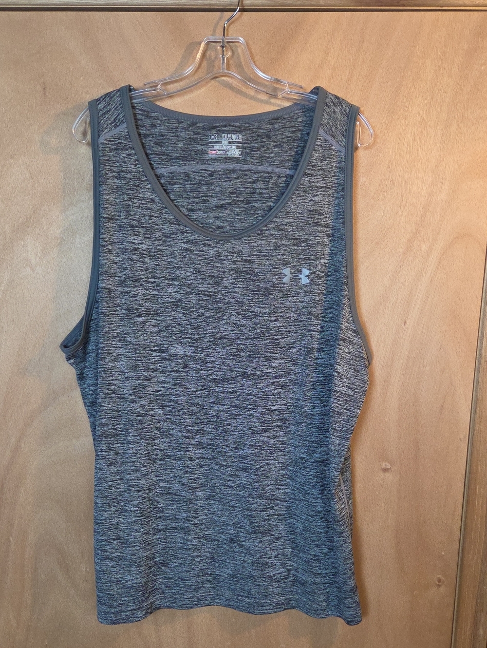 Under Armour Heathered Gray Performance Muscle Tank
